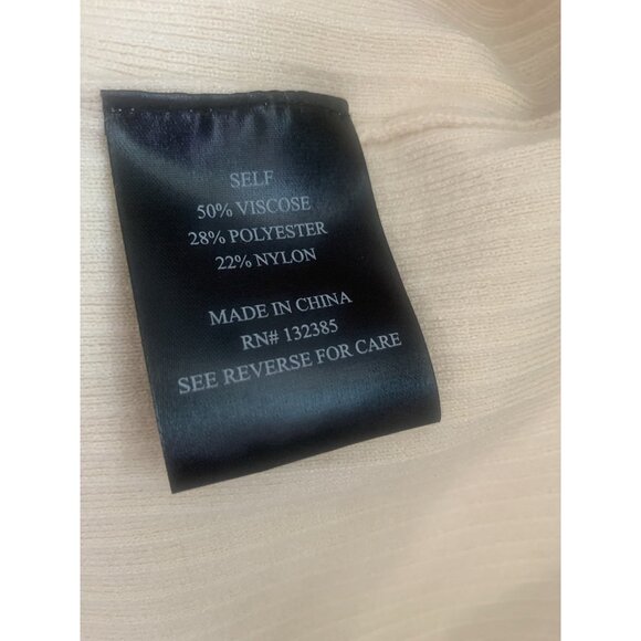 (E-194) Stella + Lorenzo womens sweter size M beige color - Picture 9 of 9